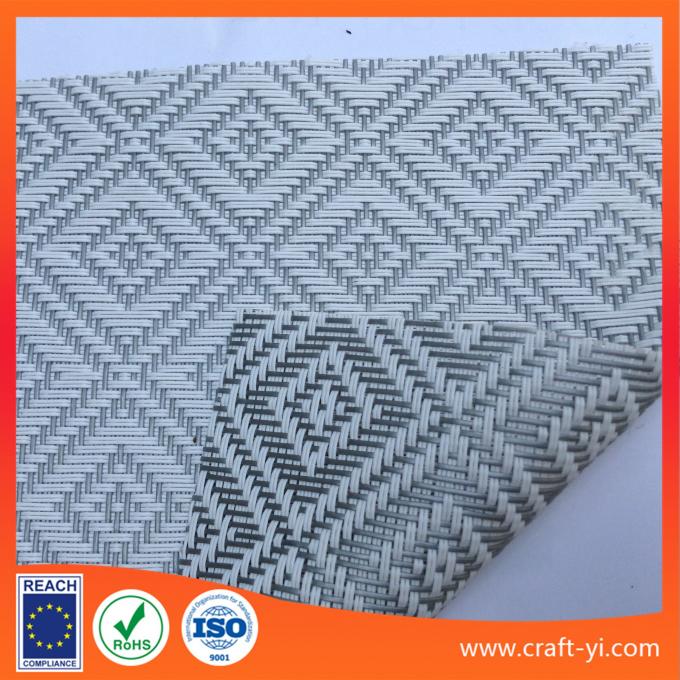 Rhombus jacquard weave fabric Textilene PVC coated mesh fabric 0