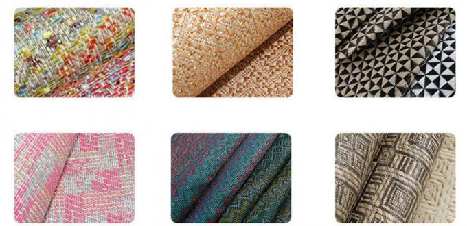 Woven paper straw fabric textile in Eco-friendly material for bag, shoes or box etc.. 3