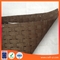 Brown 8X8 Textilene mesh weave fabric dull polish PVC coated mesh fabric supplier