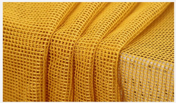 100d 100% Polyester Warp Knitted Gingham Mesh For Embroidery Backing Square Hole 2