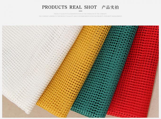 100d 100% Polyester Warp Knitted Gingham Mesh For Embroidery Backing Square Hole 0